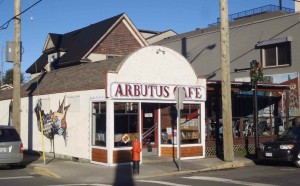 Arbutus Cafe, Kenneth Street at Jubilee Street, Duncan, B.C.