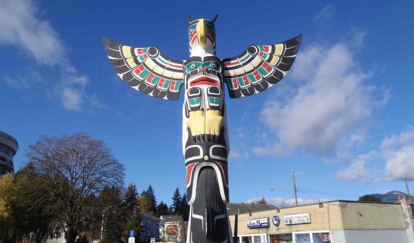 Sea and Sky totem pole, Duncan, B.C.