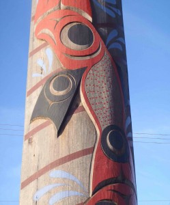 Centennial Pole, Salmon figure