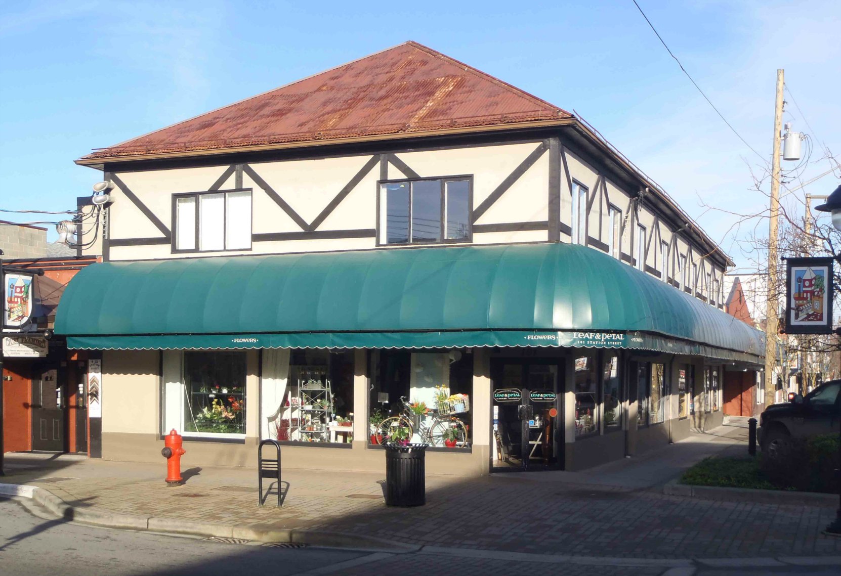 101 Craig Street. Built circa 1893 by Christopher Dobson for his wheelwright and carriage making business.